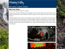 Tablet Screenshot of manningvalley.com.au